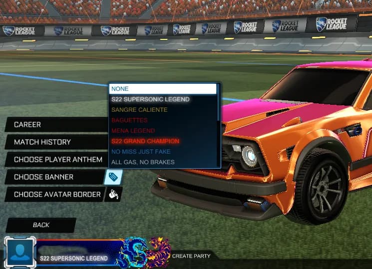 Account inventory screenshot