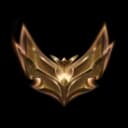 Gold rank crest