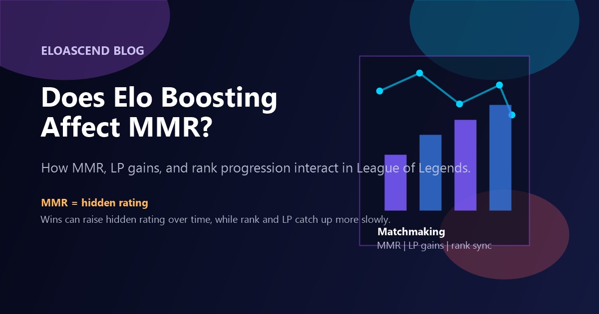 Does Elo Boosting Affect MMR in League of Legends?