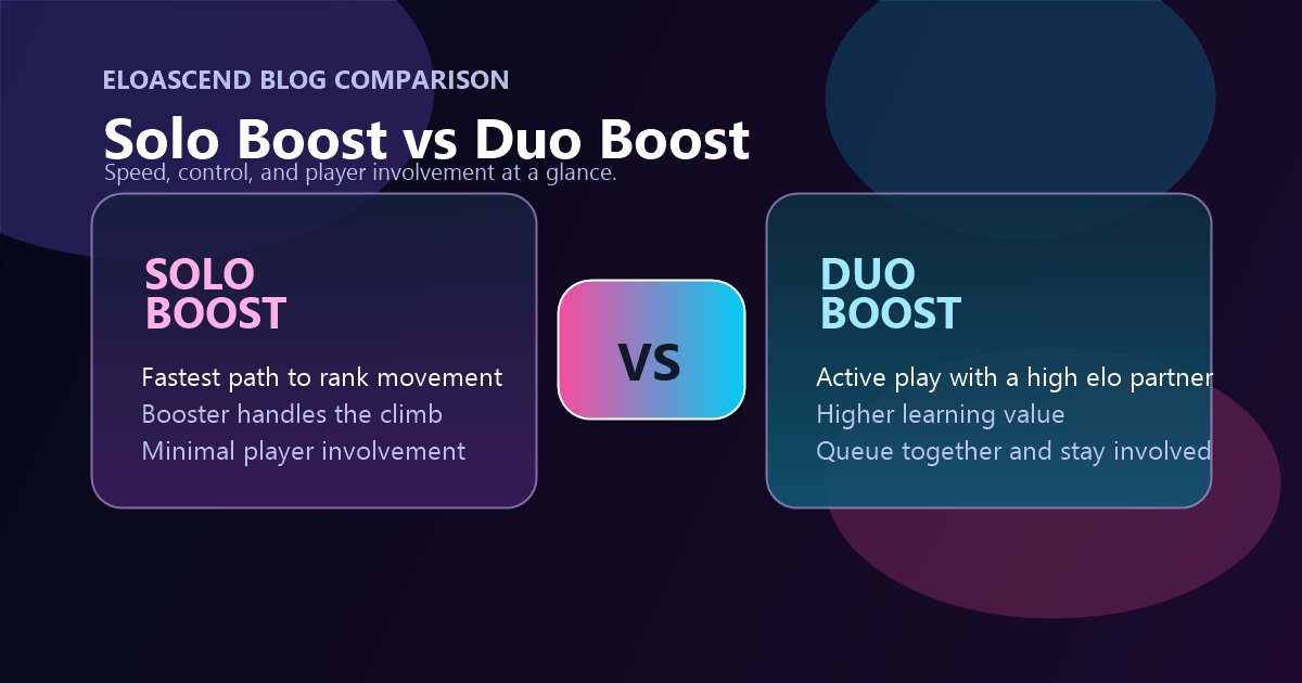 Solo Boost vs Duo Boost: What’s the Best Way to Climb Ranked?